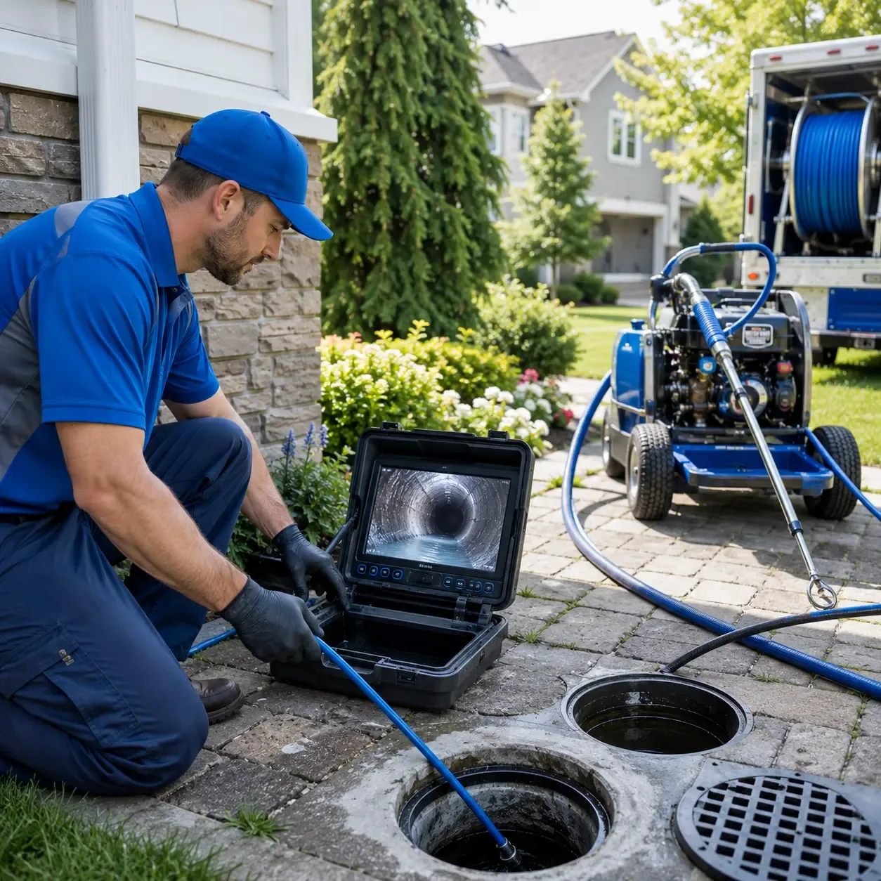 Outdoor drain cleaning professionals serving Sunnyside, NY