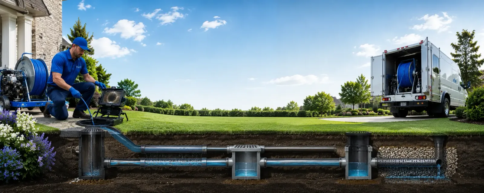 Outdoor drain cleaning information for Sunnyside, NY